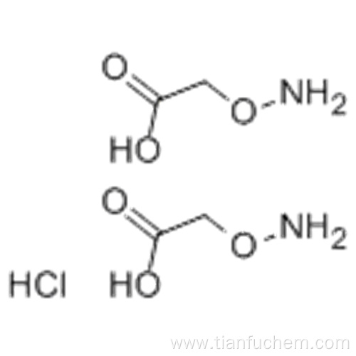 Acetic acid,2-(aminooxy)-, hydrochloride (2:1) CAS 2921-14-4